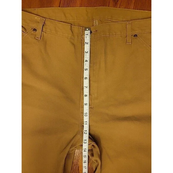 Dickies Carpenter Jeans Men's SZ 44x30 Brown 5 Pockets Plus EXCELLENT CONDITION - Picture 4 of 6